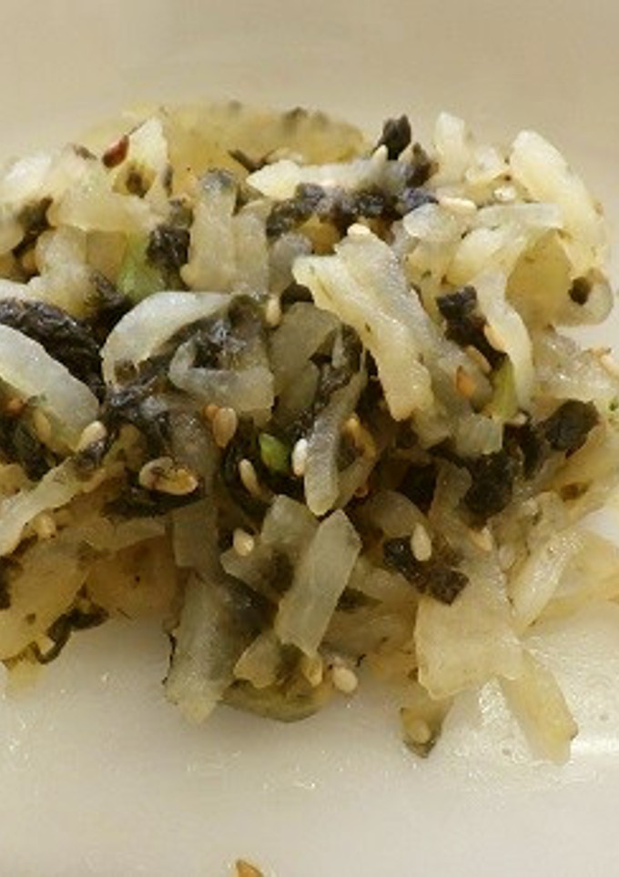 大根の磯辺和え　★宇都宮学校給食-レシピのメイン写真