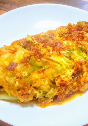 キャベツ大量消費 無限キャベツオムレツ-レシピのメイン写真