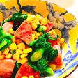 菜の花とボロニアソーセージの炒め物