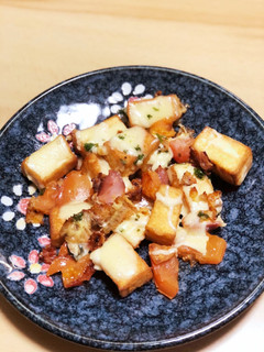 簡単チーズがけ絹厚揚げ-レシピのメイン写真