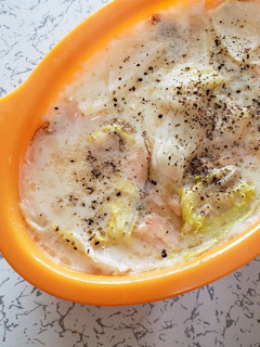 超簡単!白菜とサーモンの豆乳スープ-レシピのメイン写真