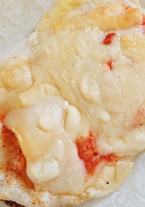 お餅のめんたいこ風ピザ-レシピのメイン写真