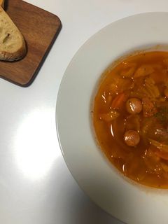 野菜たっぷりミネストローネ-レシピのメイン写真