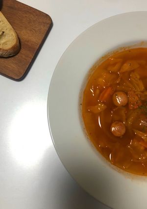 野菜たっぷりミネストローネ-レシピのメイン写真
