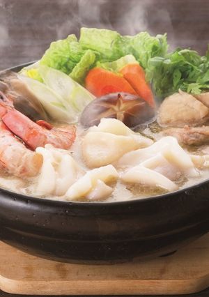 ぽかぽか☆ぷるもち水餃子鍋-レシピのメイン写真