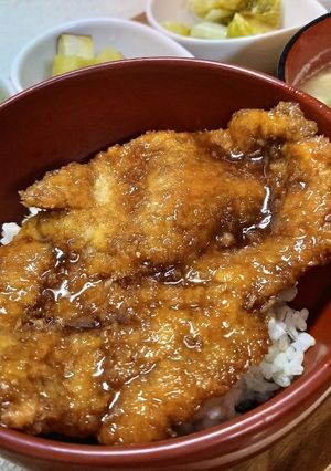 甘辛ソースかつ丼！-レシピのメイン写真