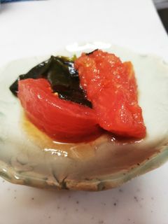 トマトとワカメの和え物-レシピのメイン写真