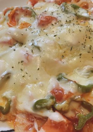 ピザ風れんこん-レシピのメイン写真