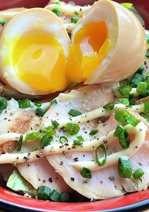 本当に鶏ムネ？疑惑の鶏ムネチャーシュー丼-レシピのメイン写真