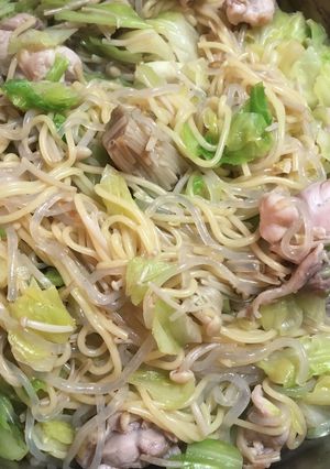 減量飯　糖質0麺で焼きそば風-レシピのメイン写真