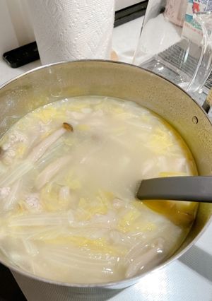 白菜と豚団子のスープ-レシピのメイン写真
