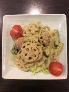 ボイルイカと蓮根のカレーマヨサラダ-レシピのメイン写真