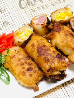 コーンとウインナーチーズの揚げ餃子-レシピのメイン写真