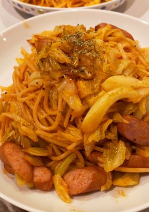 ありあわせナポリタン-レシピのメイン写真