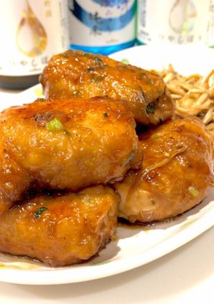 照り焼き豚肉巻き豆腐♪-レシピのメイン写真