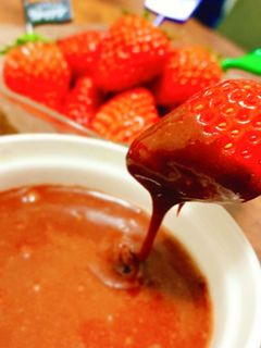 簡単とろ〜り餅チョコフォンデュ-レシピのメイン写真