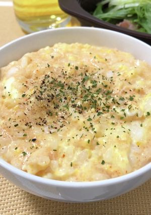 明太子と卵とチーズのリゾット-レシピのメイン写真