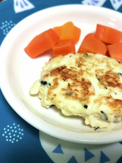 離乳食にも◎卵不使用、鶏胸肉のハンバーグ-レシピのメイン写真