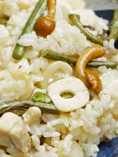 鶏肉入り山菜おこわ-レシピのメイン写真