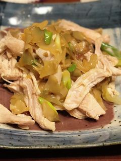 鶏胸肉とザーサイ長ネギの炒め物-レシピのメイン写真