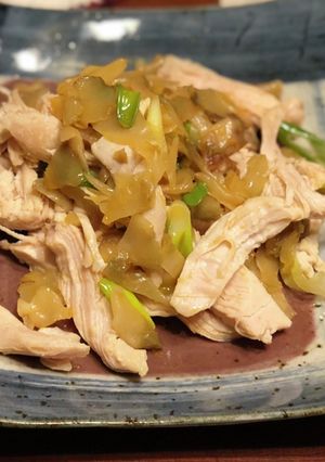 鶏胸肉とザーサイ長ネギの炒め物-レシピのメイン写真