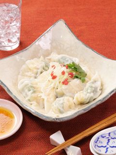 えびと大葉の水餃子-レシピのメイン写真