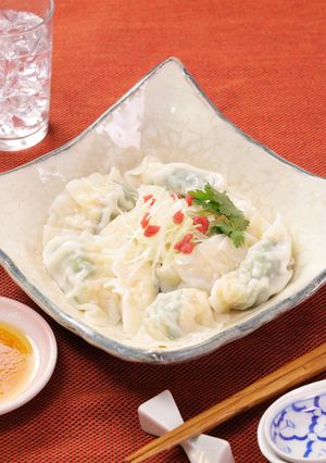 えびと大葉の水餃子-レシピのメイン写真