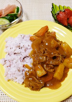 レンチンとフライパンで時短のビーフカレー-レシピのメイン写真