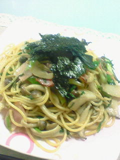 きのことベーコンの和風♪バター醤油パスタ-レシピのメイン写真