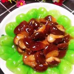 チンゲンサイと椎茸の野菜炒め-レシピのメイン写真
