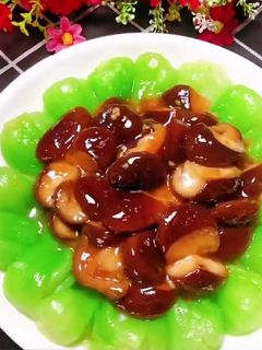 チンゲンサイと椎茸の野菜炒め-レシピのメイン写真