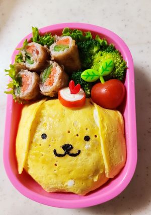 ポムポムプリン キャラ弁 初心者も簡単!-レシピのメイン写真