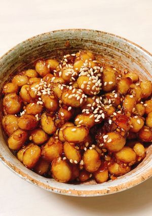 箸休めに！大豆の甘酢炒め-レシピのメイン写真