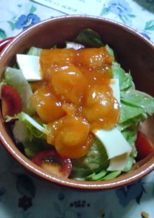 超簡単エビチリ丼～タコライス風♪-レシピのメイン写真