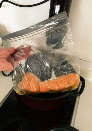 低温調理☆サーモン-レシピのメイン写真