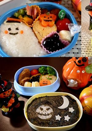 ☆ハロウィン弁当☆ (キャラ弁)-レシピのメイン写真
