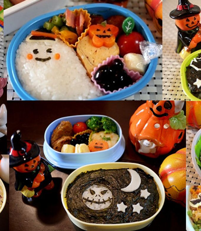 ☆ハロウィン弁当☆ (キャラ弁)-レシピのメイン写真