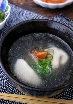 ごろごろれんこんの梅スープ-レシピのメイン写真