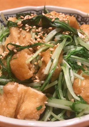 煮ない!簡単!即席!水菜いなり-レシピのメイン写真