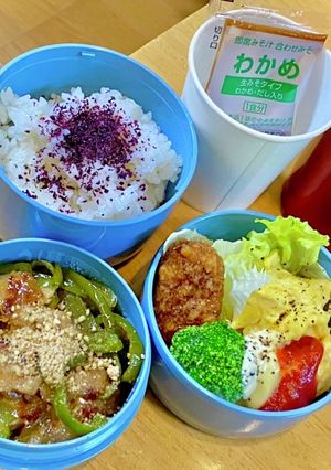 豚ピーの甘酢いため！^_^タロの弁当92-レシピのメイン写真