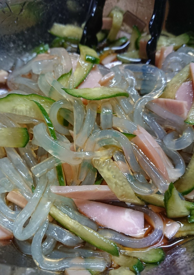 くずきりの酢の物-レシピのメイン写真
