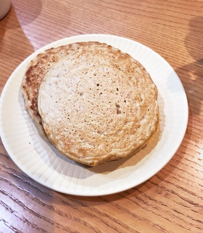 ふんわりオーバーナイトオーツのパンケーキ-レシピのメイン写真