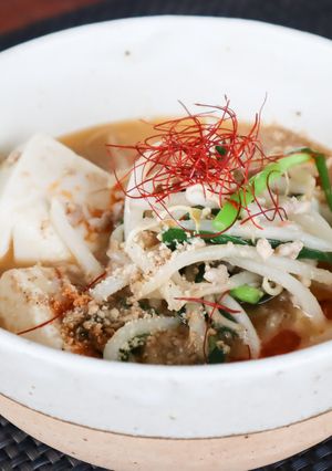 おうちでお鍋！あったか坦々豆腐鍋-レシピのメイン写真