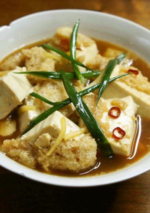 豆腐とおあげの煮付け-レシピのメイン写真