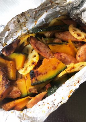 トースターパンで根菜のカレー焼き-レシピのメイン写真