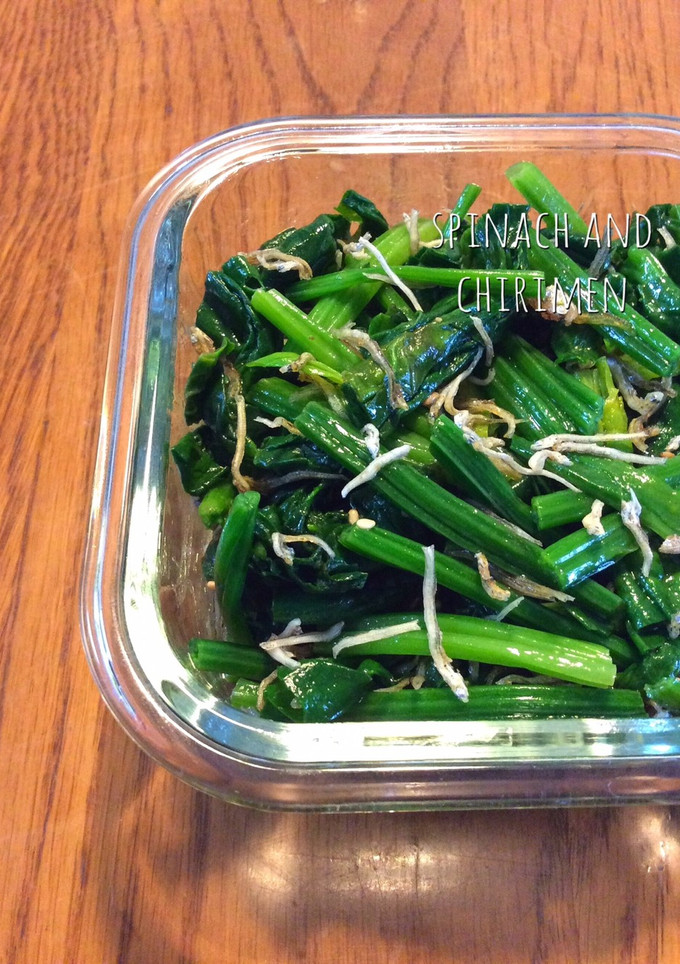 ほうれん草のちりめんナムル＊作り置き＊-レシピのメイン写真