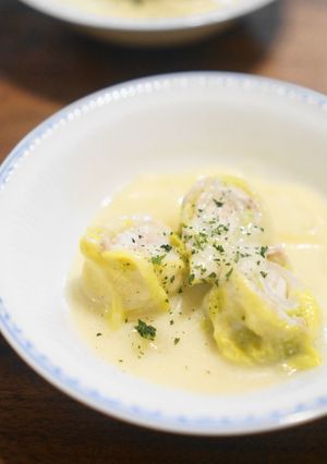 豚肉の白菜ロール、豆乳クリーム煮-レシピのメイン写真