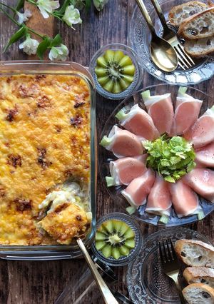白菜と挽肉の豆乳味噌グラタン-レシピのメイン写真