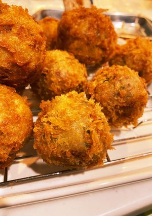 子どもも大好き里芋と納豆の和風コロッケ-レシピのメイン写真