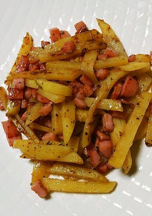 ヨウサマの減塩アンチョビポテト炒め-レシピのメイン写真